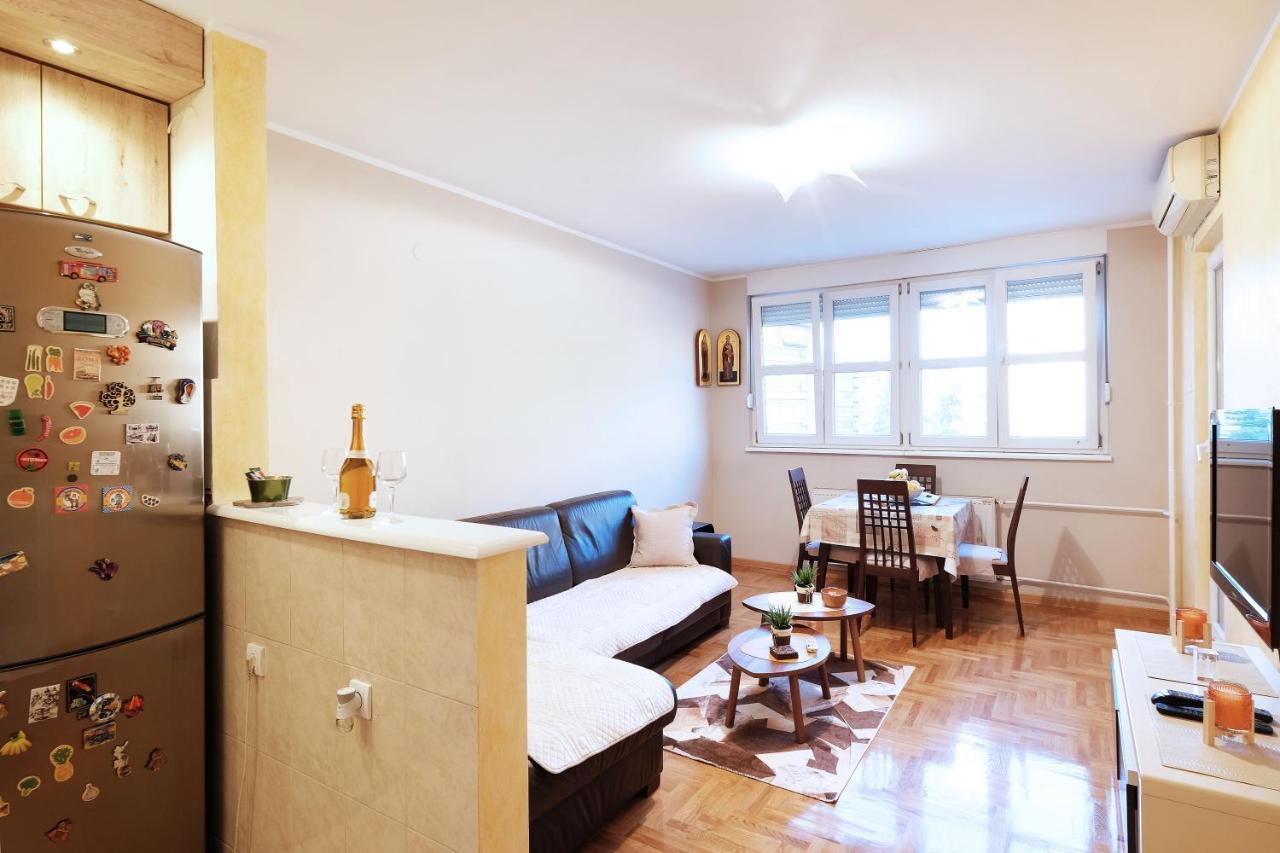 Sky City View Apartment & Big Terrace Belgrad Exterior foto